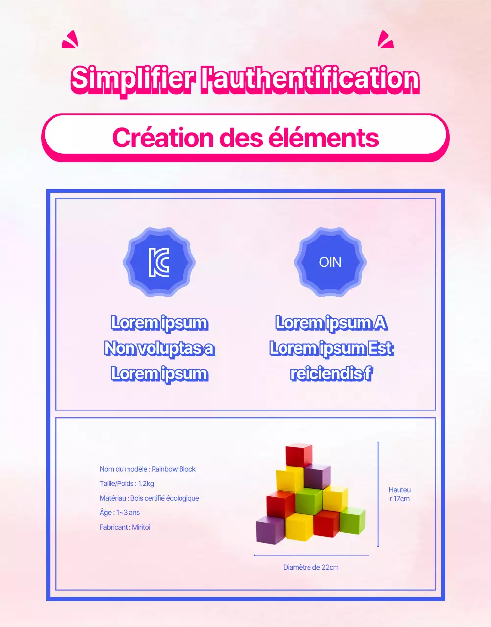 Matériel promotionnel pour les paroisses d'enfants avec des illustrations colorées de l'arc-en-ciel