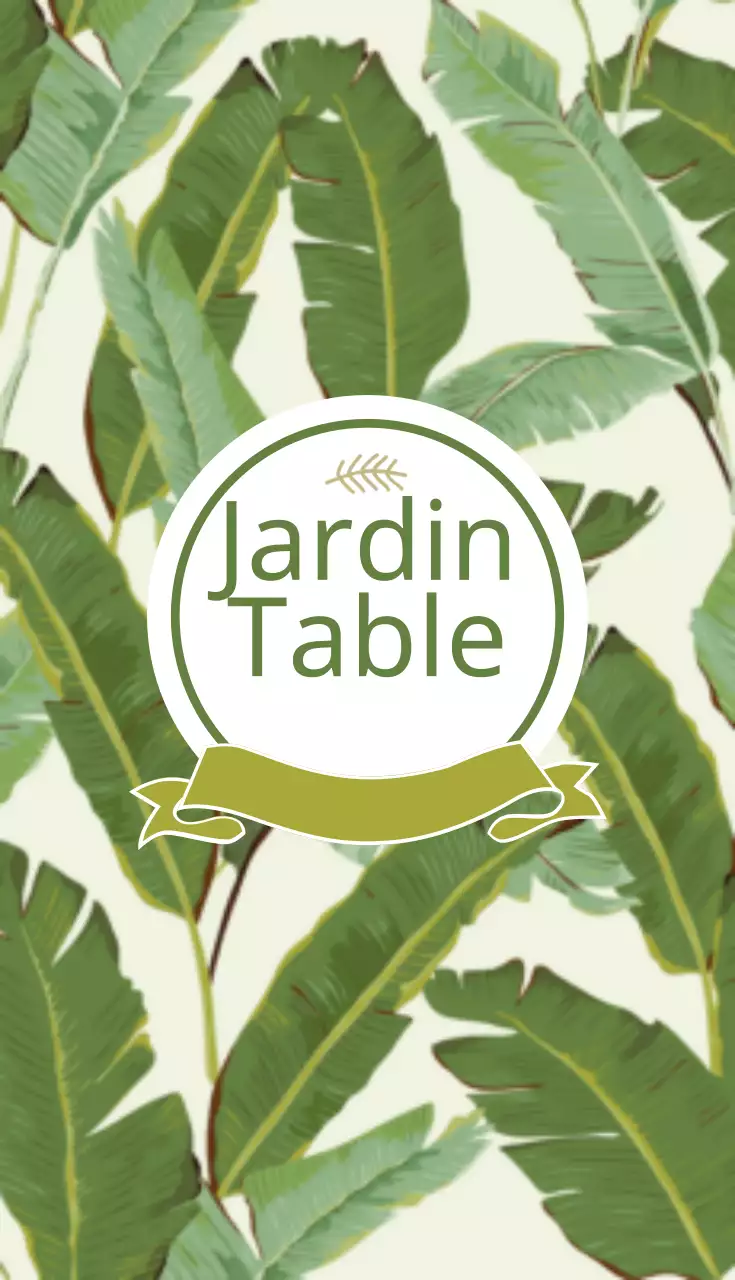 Table de jardin