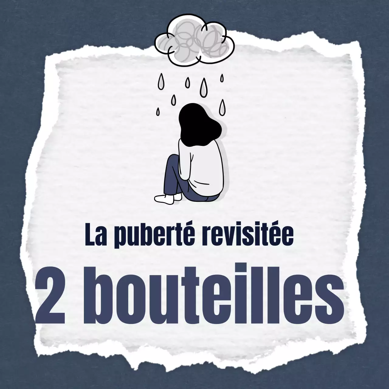 Promouvoir un centre de conseil minimaliste, bleu marine et gris, deux par deux.