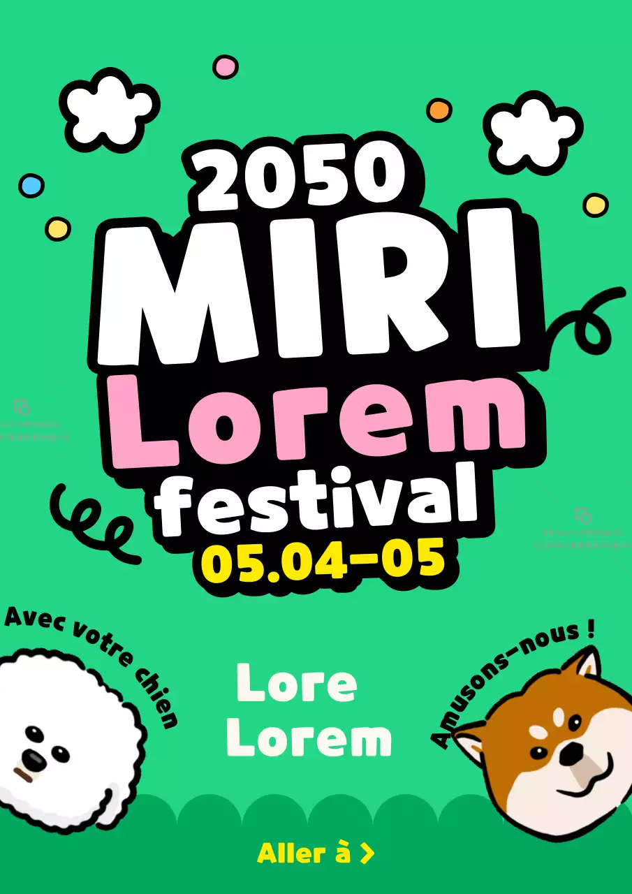 Informations sur cet adorable festival canin aux allures de bande dessinée pop-art