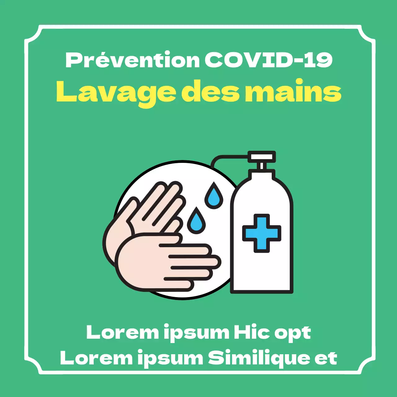 Conseils pour le lavage des mains en cas de coronavirus
