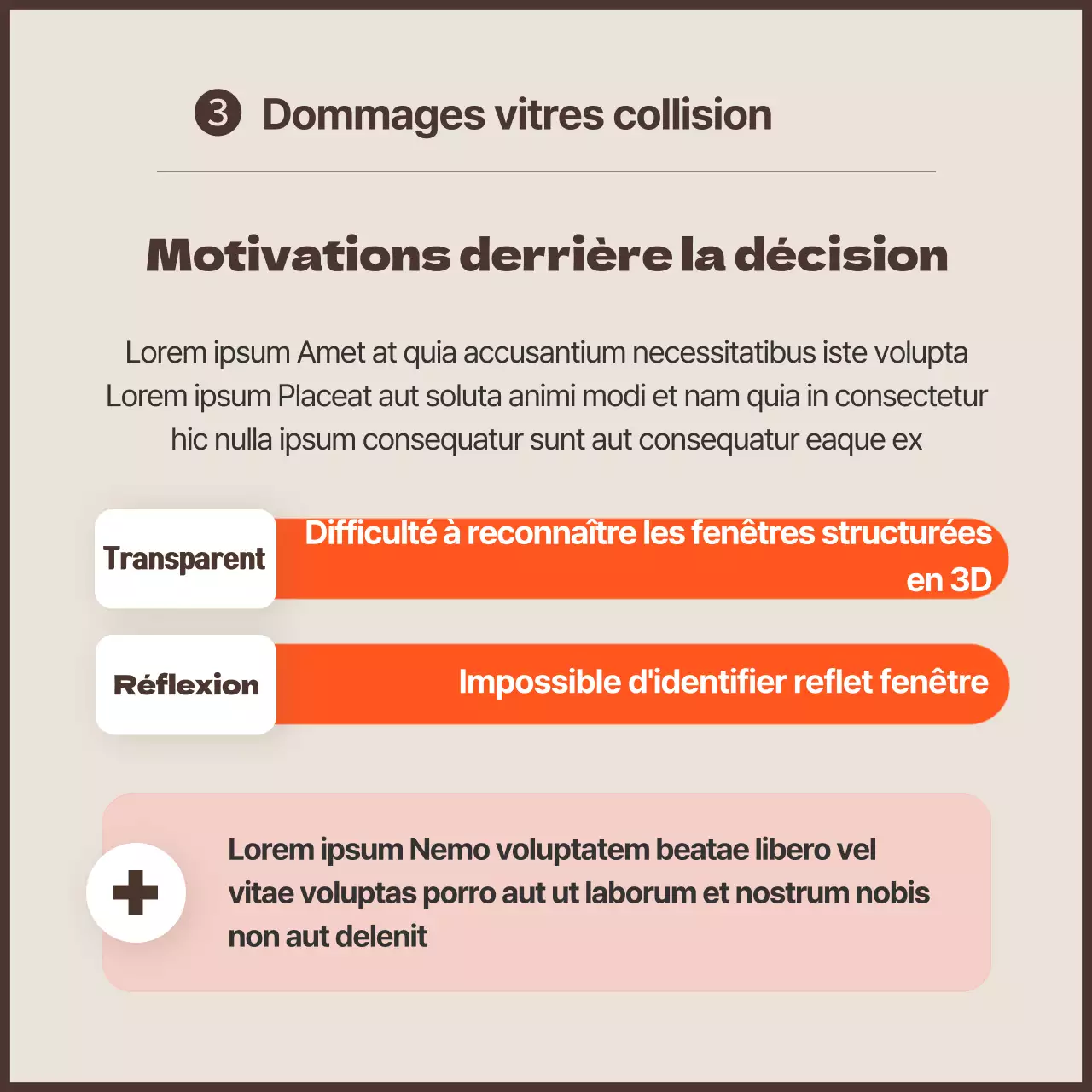 Une campagne anti-collision avec des accents orange