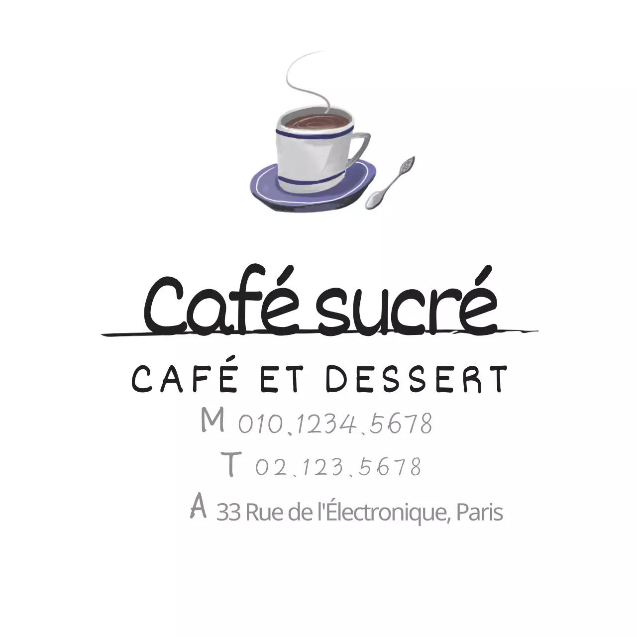 Café sucré