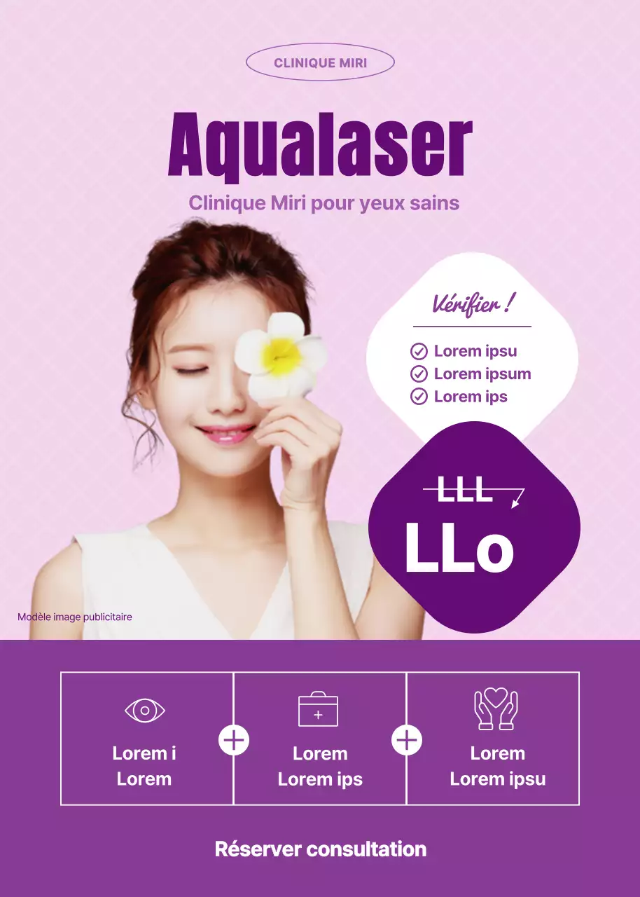 Purple dry eye aqua laser eye event