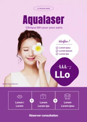 Purple dry eye aqua laser eye event