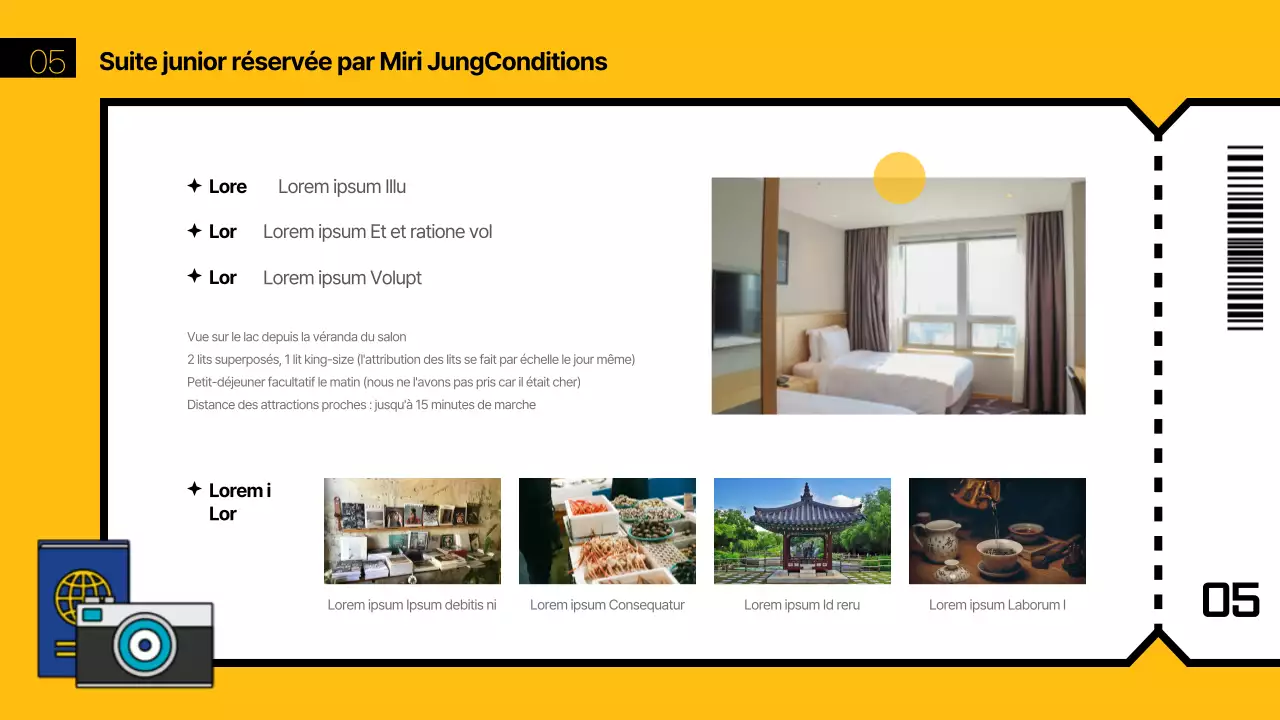 Thème de voyage vert et bleu