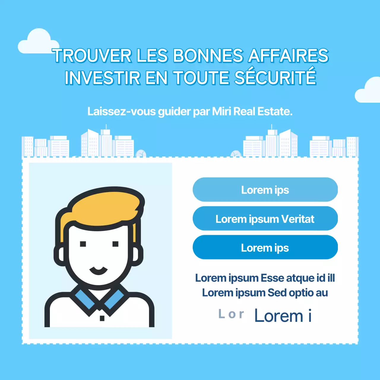Conseils pour l'achat d'un appartement bleu clair