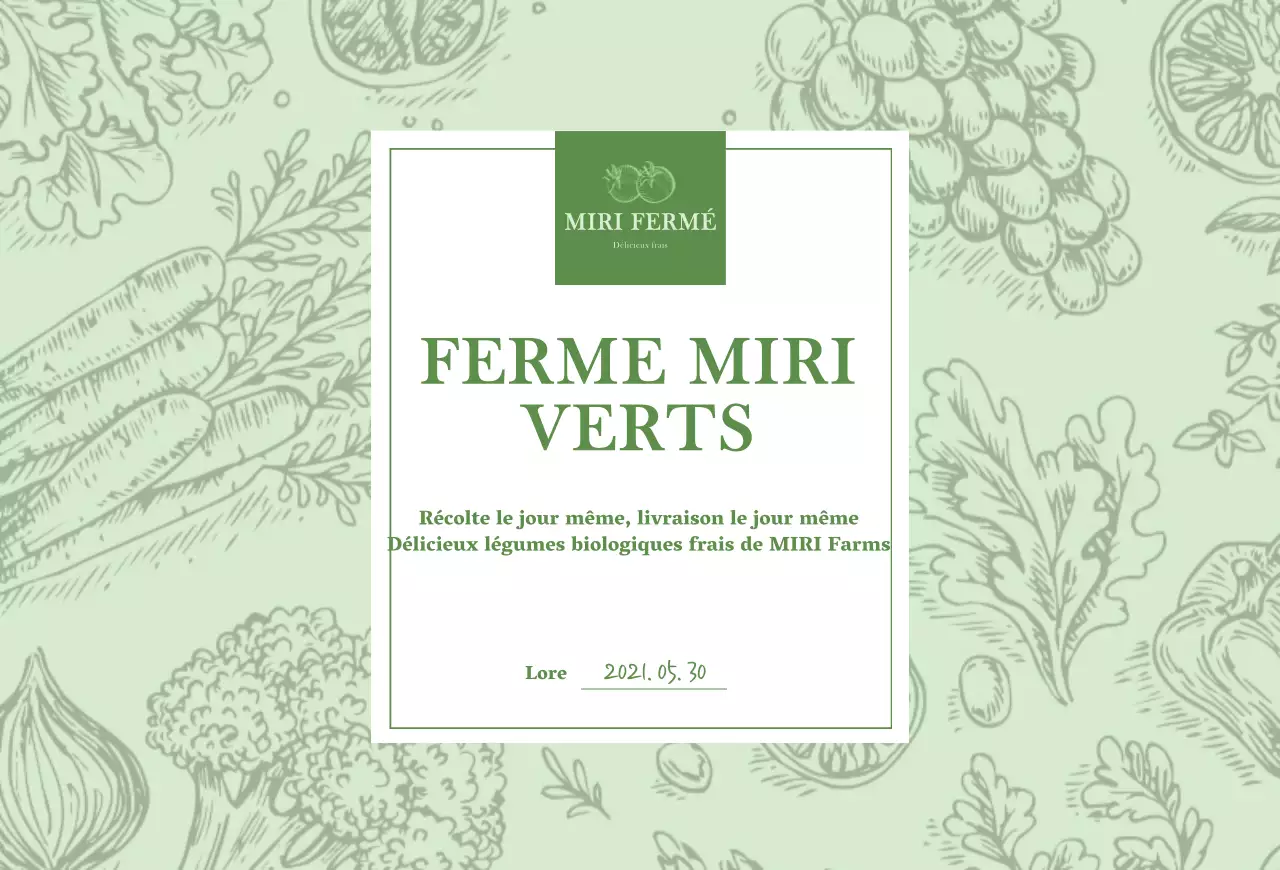 Carte postale illustrant des légumes en chartreuse