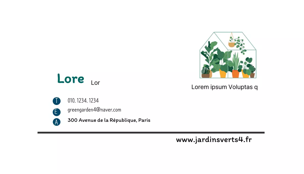 Illustration en blanc d'un jardin botanique soigné, café