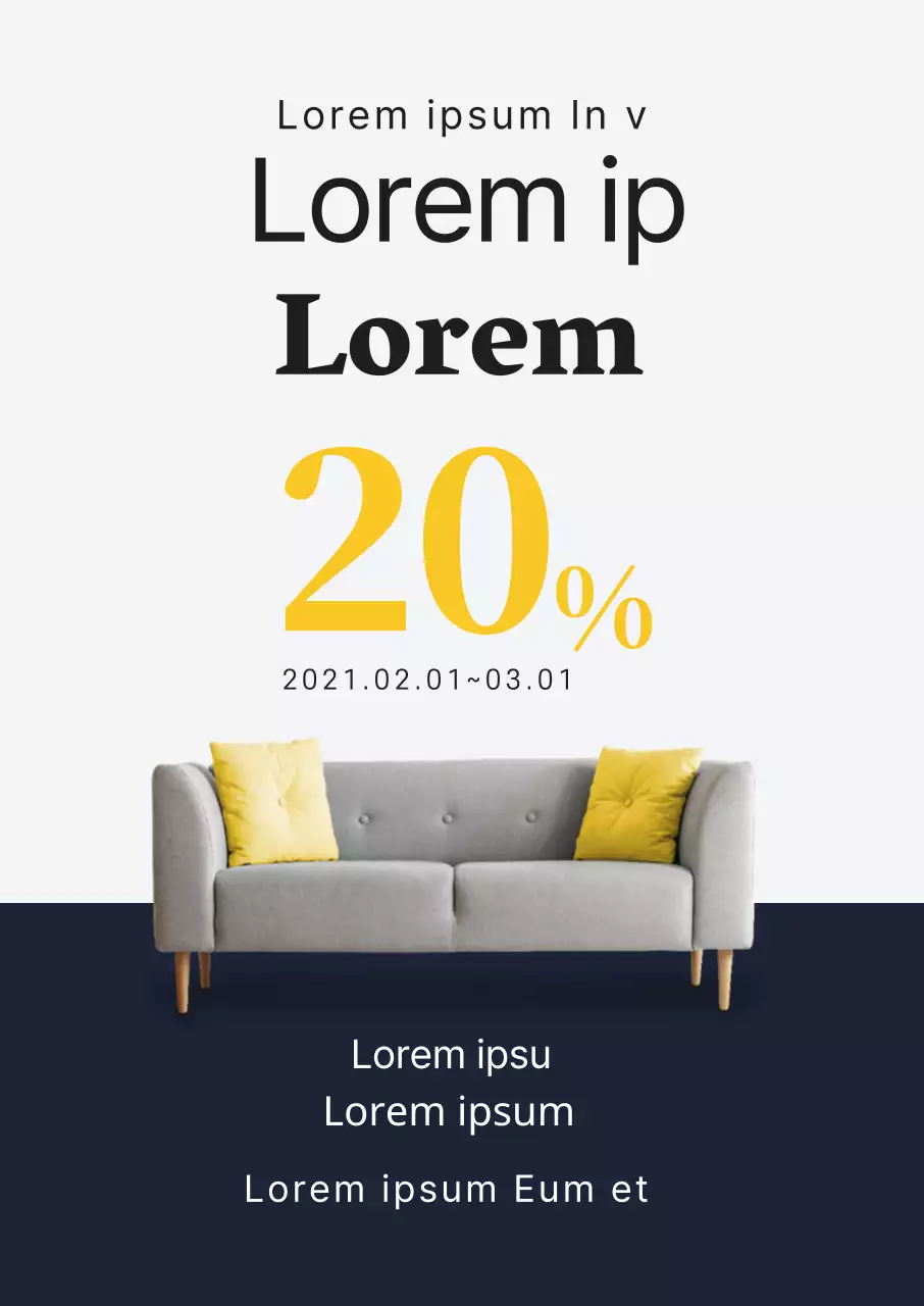 Photos bleu marine Promouvoir une opération de déstockage