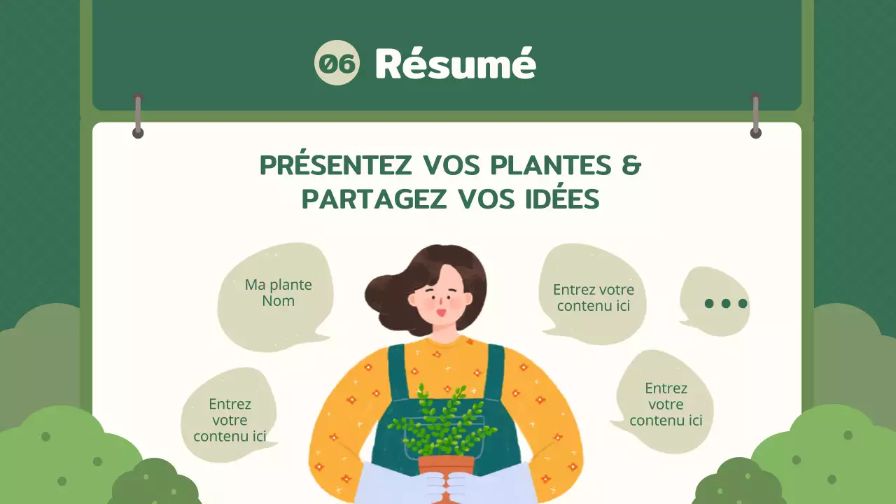 Cultiver une jardinière avec le concept du carnet de croquis abstrait