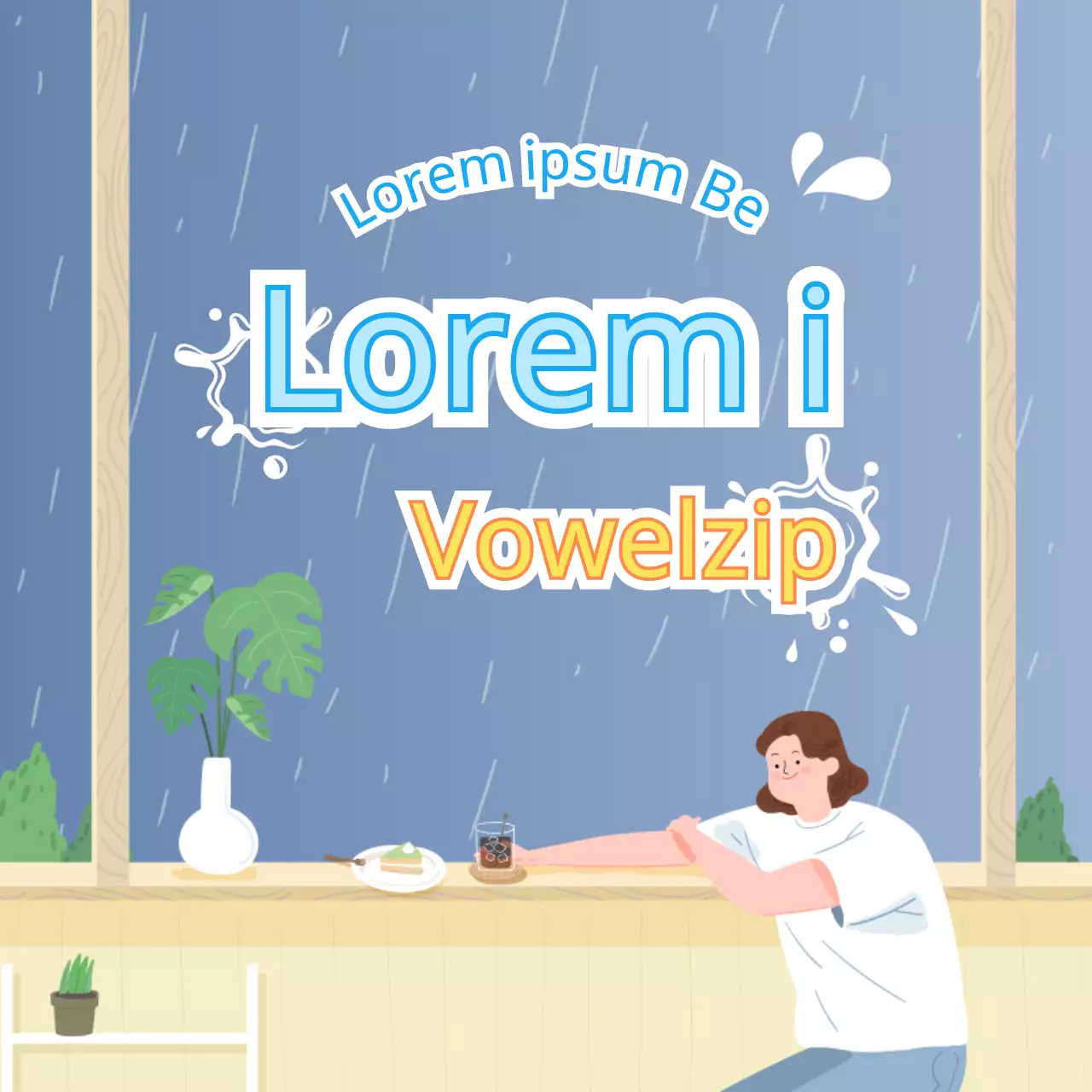 Cafe-Empfehlungen für Regentage in Blautönen