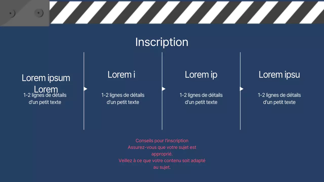 Atelier Cinemaconcept dans les tons marine et rose