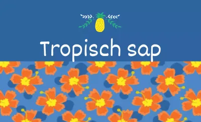 Tropisch sap