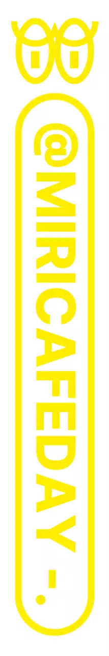 Illustration d'un œil rebondissant mignon et propre en jaune avec une combinaison de texte Style Cafe