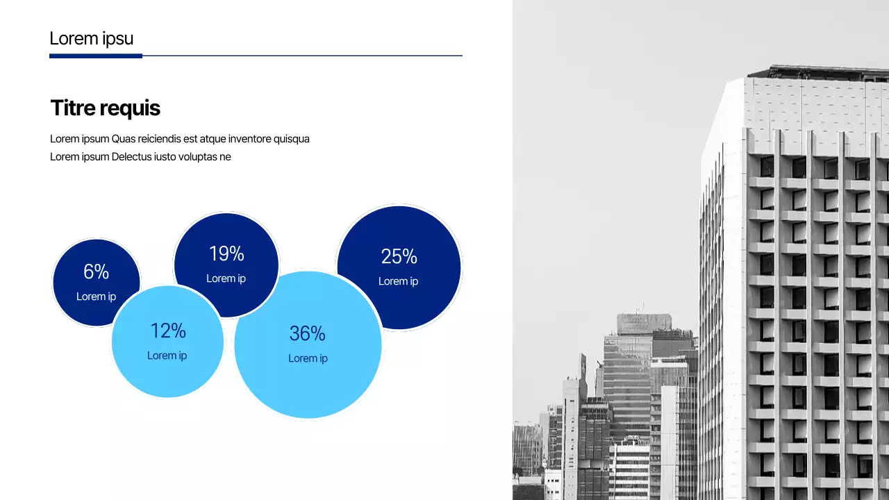 Diagramme de Venn d'un concept commercial
