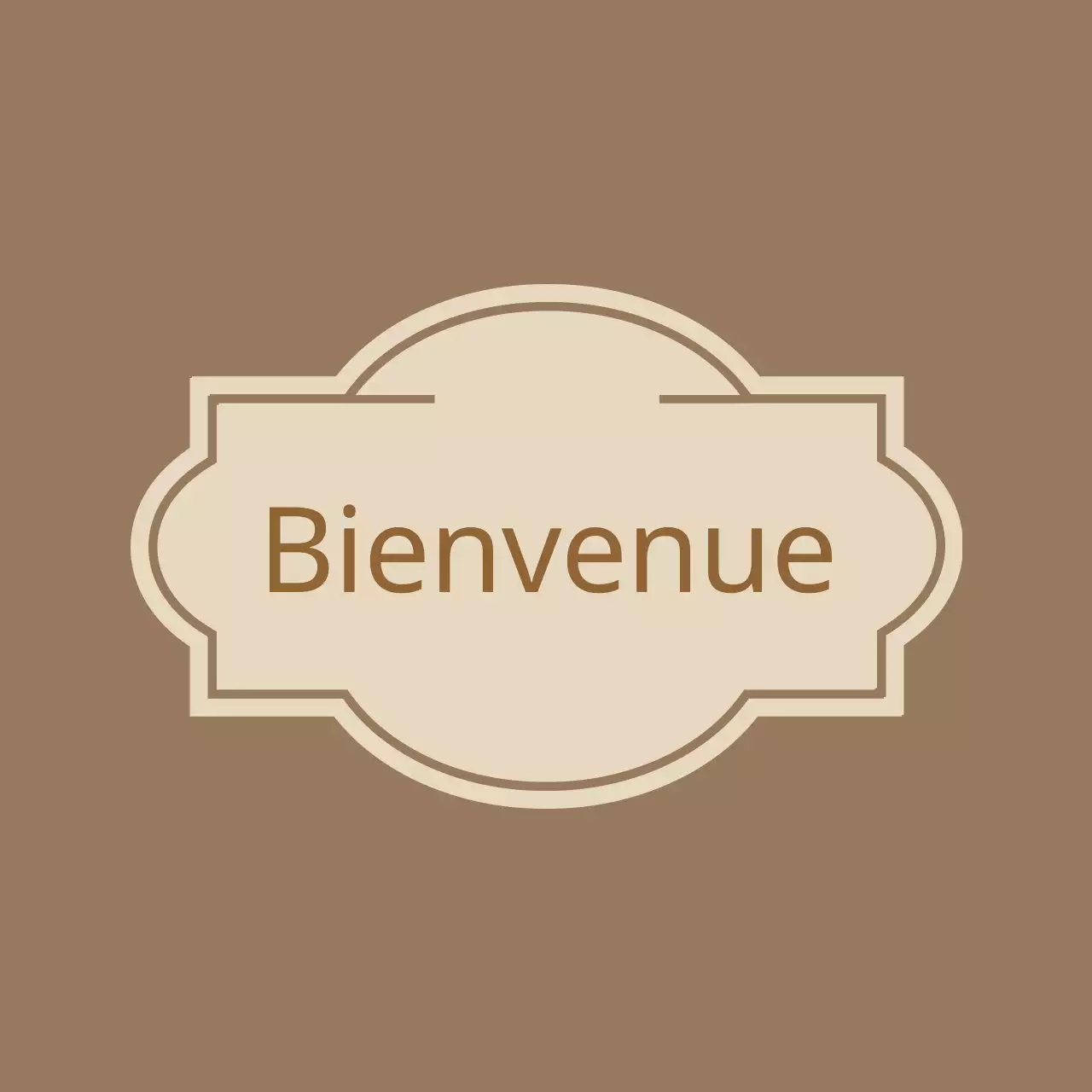 Panneau de bienvenue avec étiquettes Hôtel Valeant