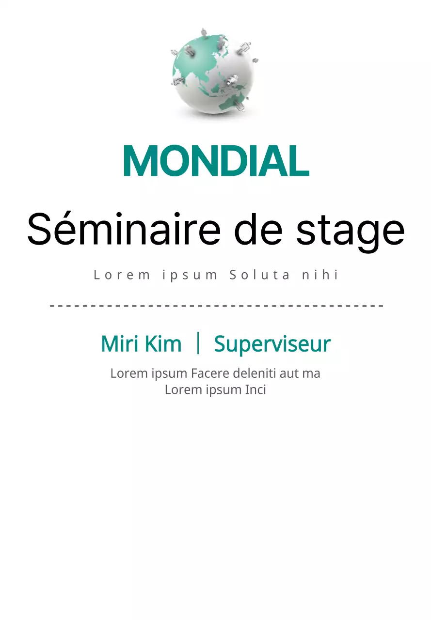 Style épuré en menthe foncée et noir A propos de Intuition Seminars