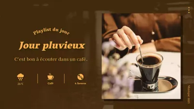 Une playlist pour une journée brune et pluvieuse