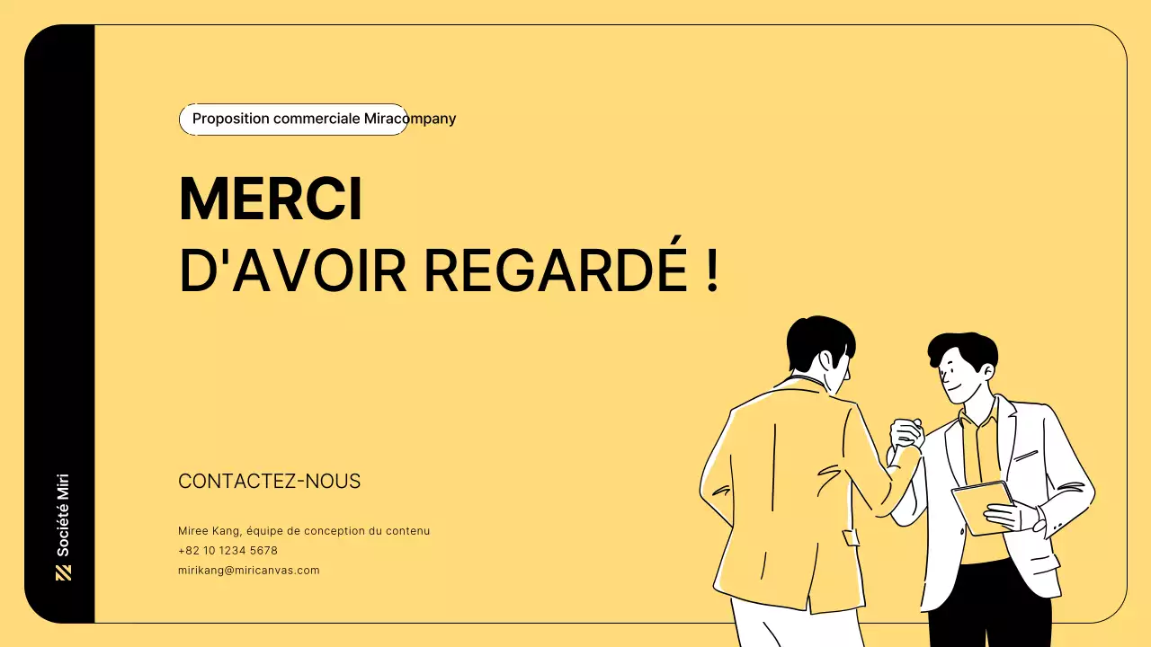 Illustration d'entreprise avec des lignes simples et la couleur jaune