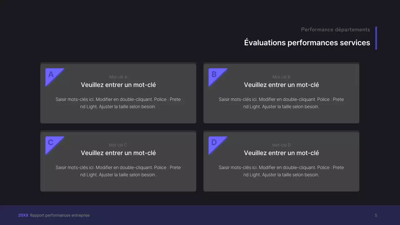 Kit de présentation d'entreprise violet, concept UI tridimensionnel