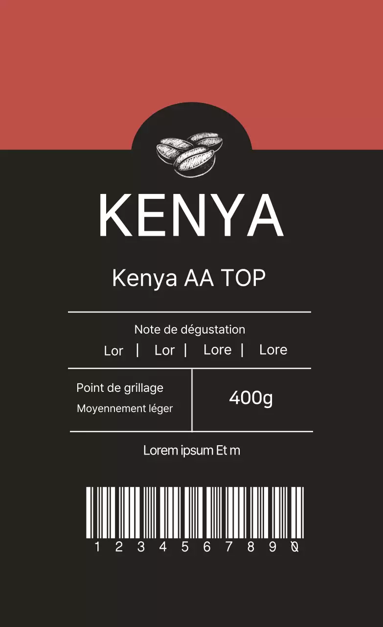 Haricots AA du Kenya