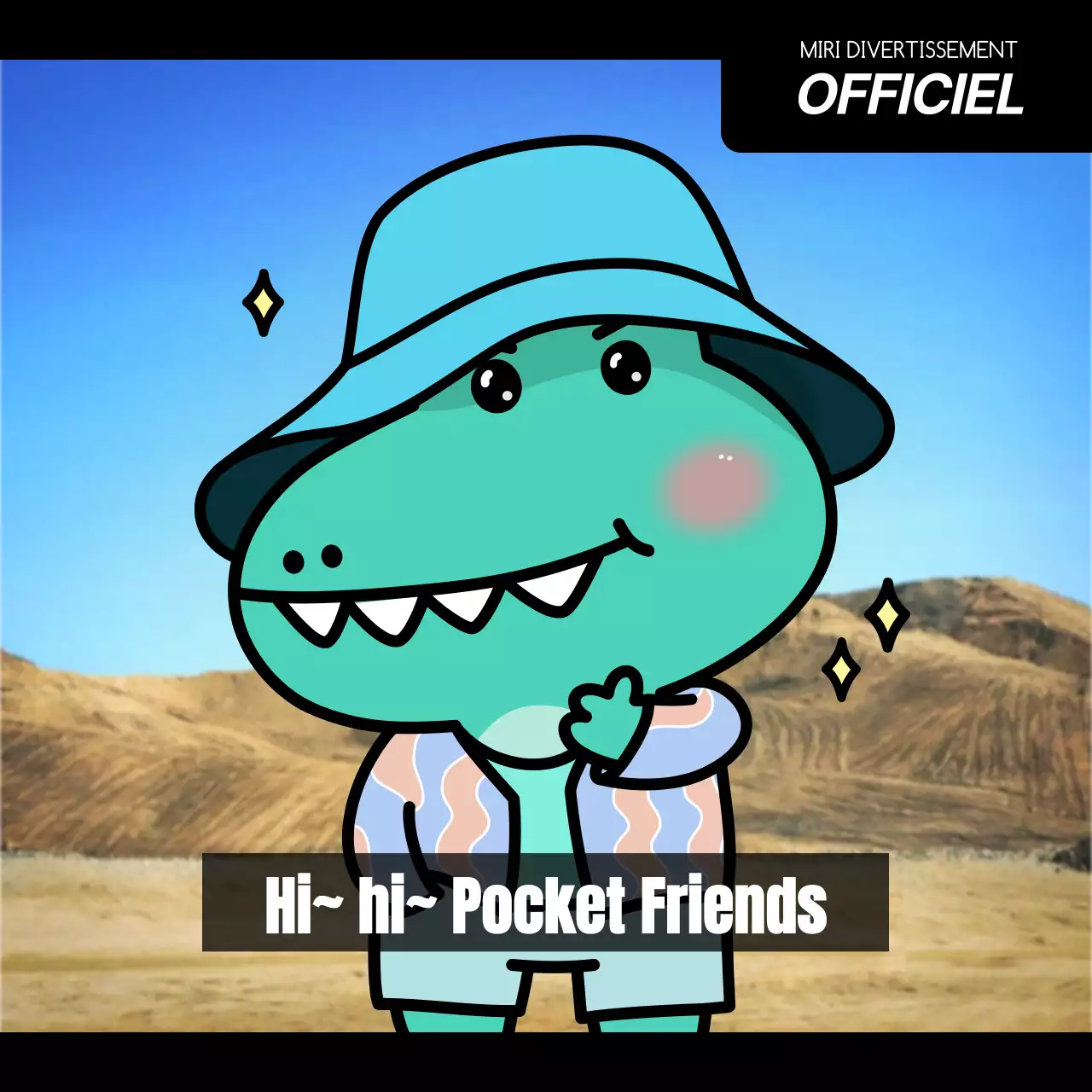 Une parodie du concept de personnage Argo bleu