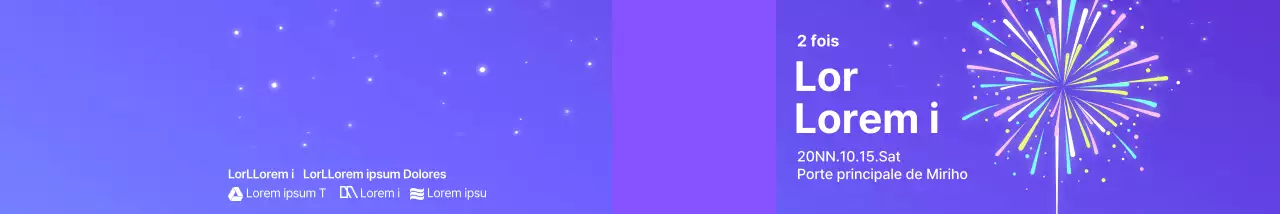 Arrière-plans dégradés et motifs d'étoiles pour les feux d'artifice