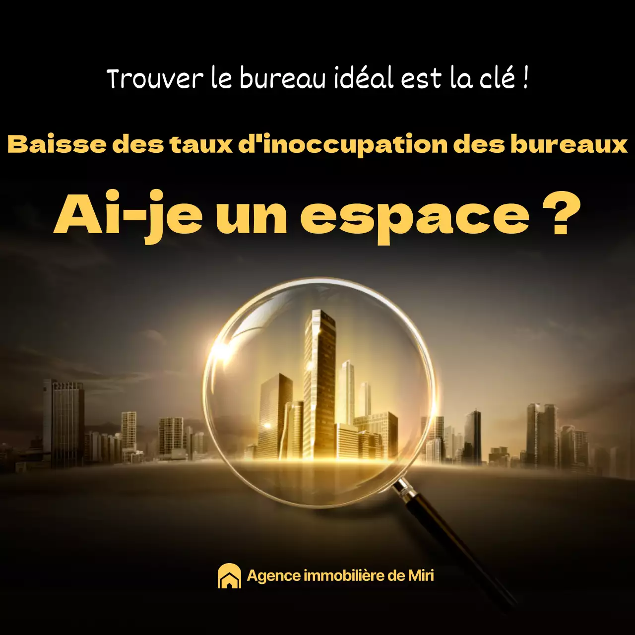 Baisse des taux d'inoccupation des bureaux - y a-t-il de la place pour moi ? Actualités immobilières Courtage Rendement des investissements