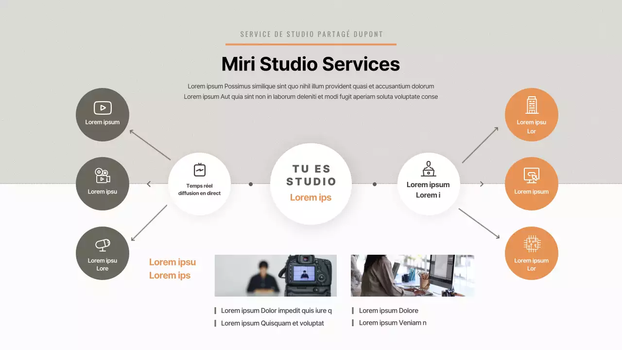 Un studio partagé d'inspiration vintage et de couleur grise - cahier des charges