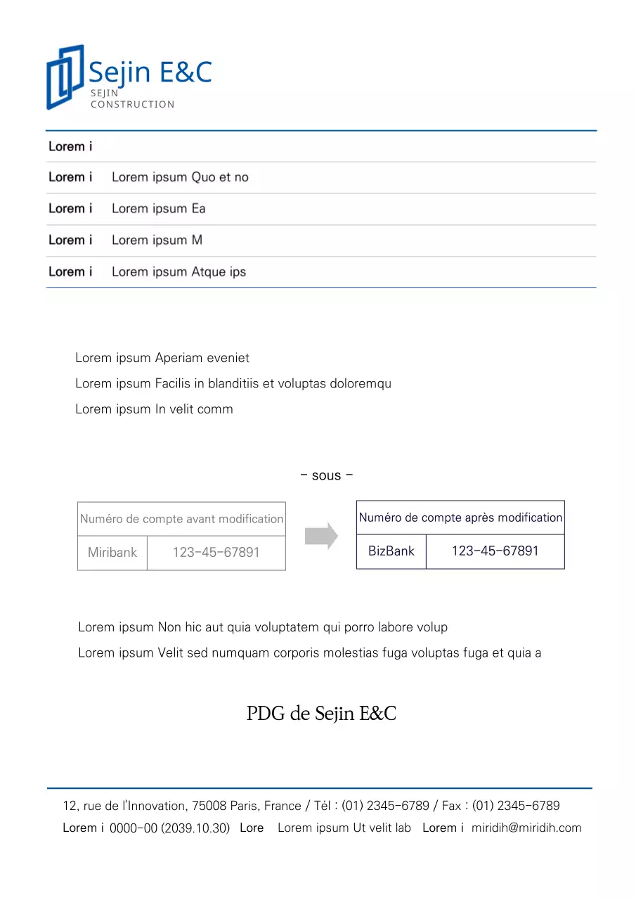 lettre d'entreprise simple lettre d'entreprise lettre de coopération commerciale modèle de document d'entreprise