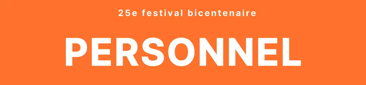 T-shirt pour le personnel du festival de l'école secondaire dans un style épuré, orange et blanc, avec un logo en forme d'emblème