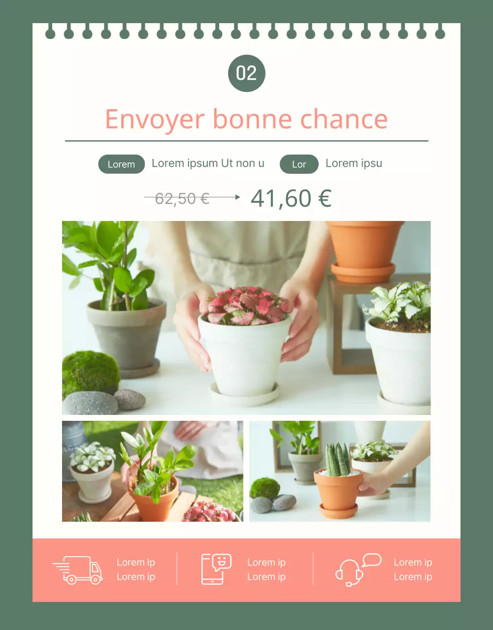 Un simple service de livraison de fleurs roses