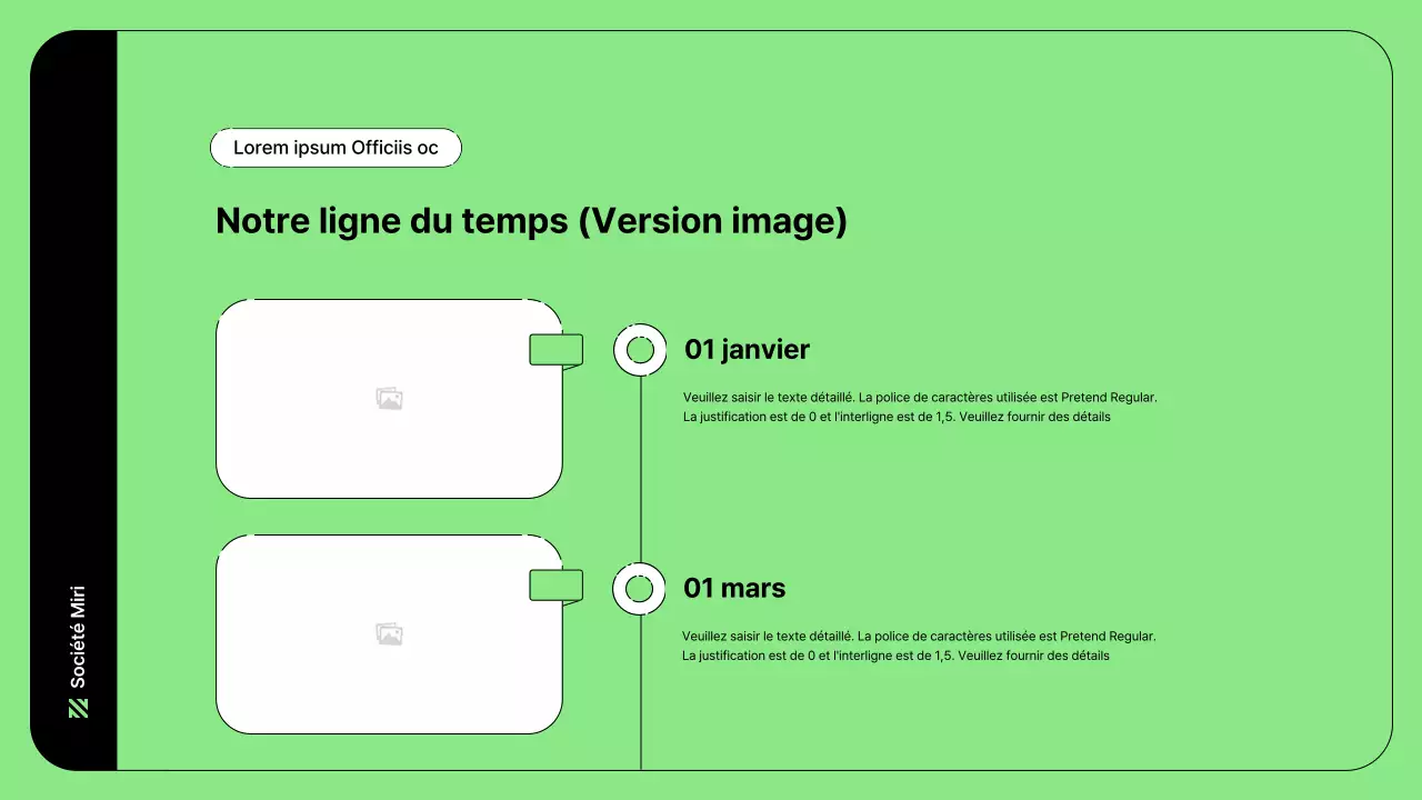 Illustration d'entreprise avec des lignes simples en vert