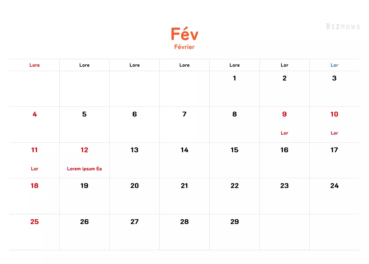 Un calendrier du Nouvel An chaleureux et illustré