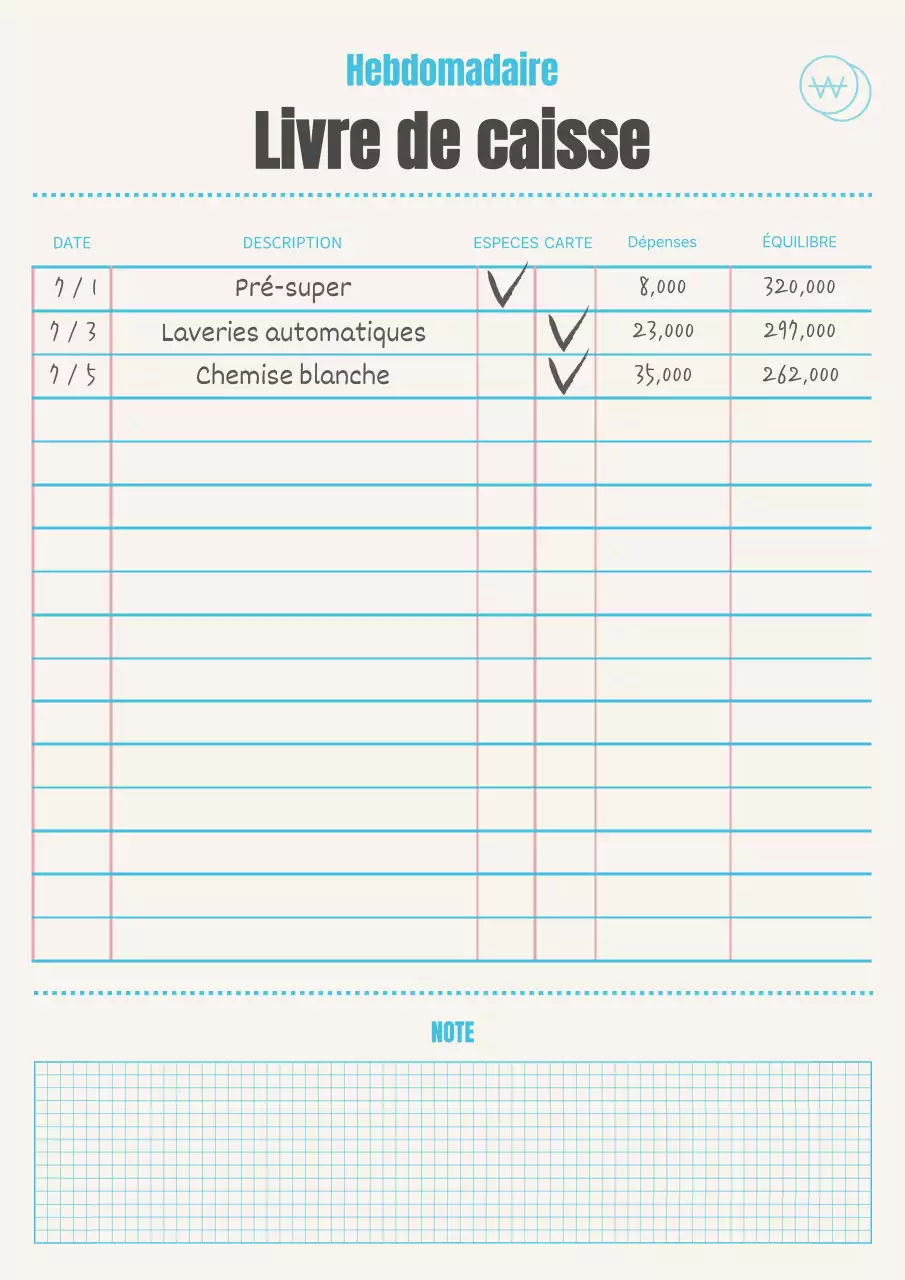 Livre de poche blanc bleu rose ligne moderne style simple livre de poche document