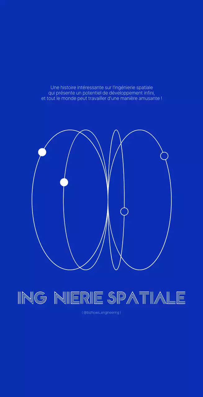 Concept d'ingénierie simple et épuré en bleu marine et blanc.