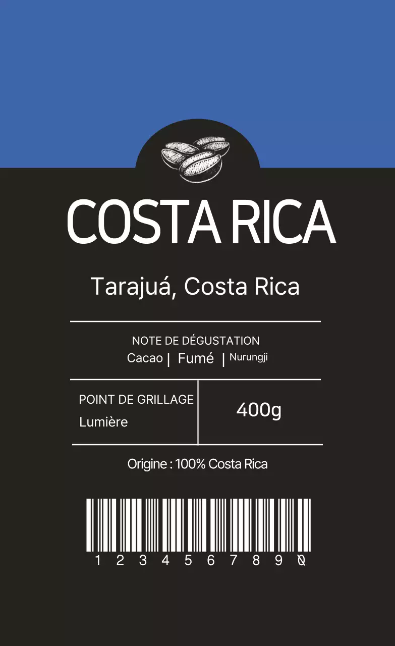 Haricots Tarazu du Costa Rica