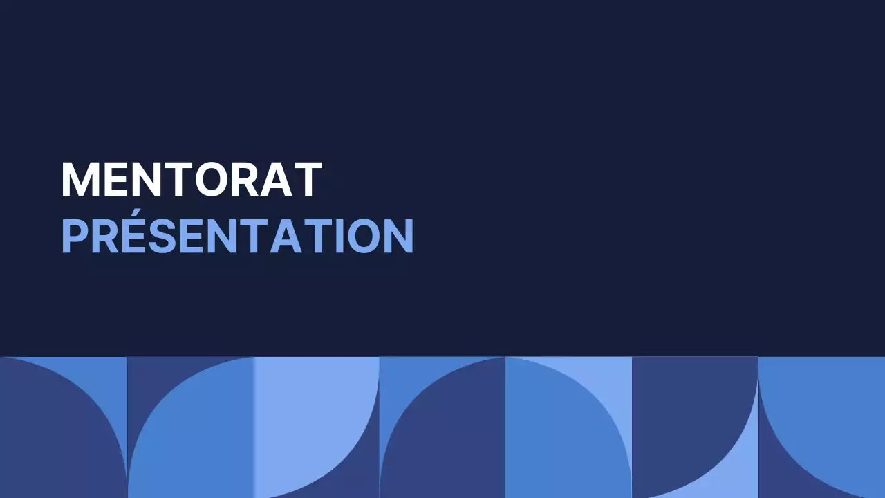 Une lettre de motivation simple pour le département de mentorat, en bleu et bleu clair