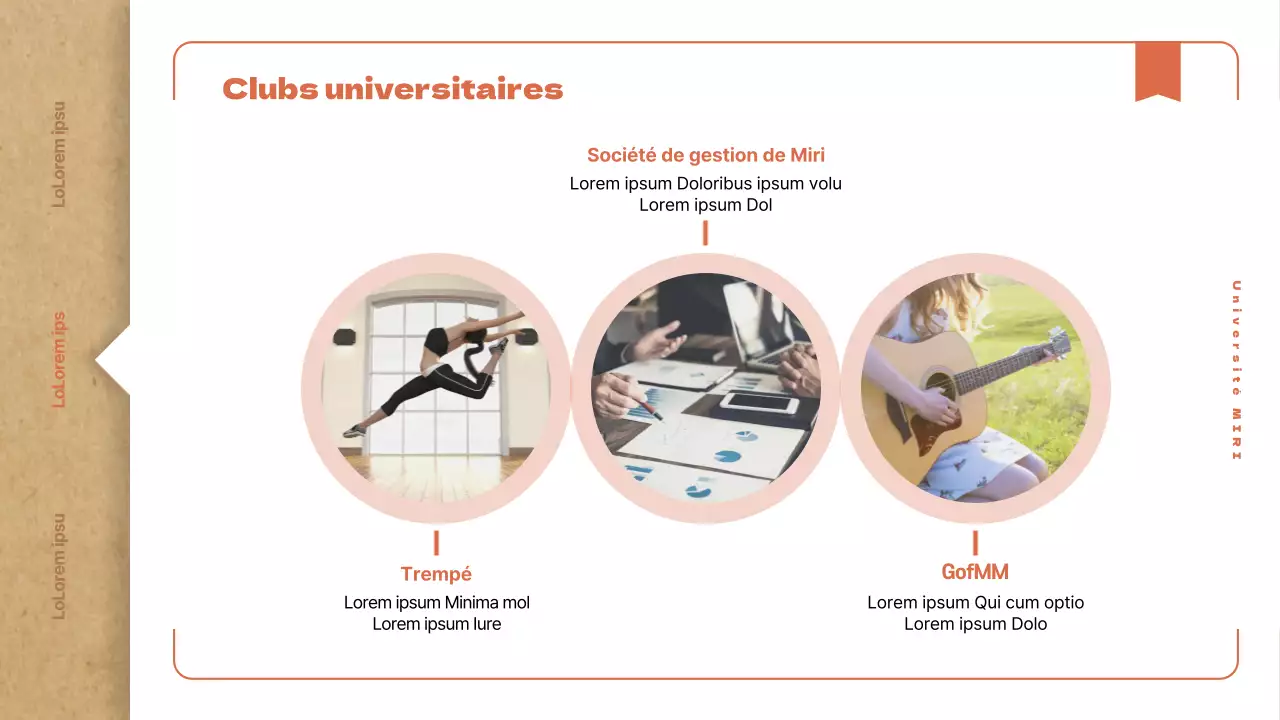 Un guide simple pour les nouveaux arrivants à l'université avec un concept de livre beige vintage