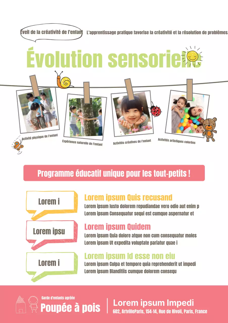 Développement sensoriel