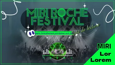 Une playlist de festival en vert