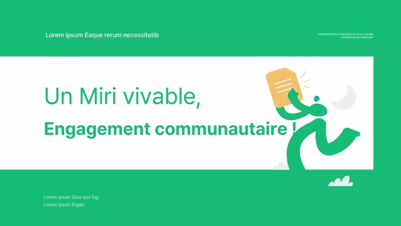 Promouvoir des événements municipaux simples et écologiques