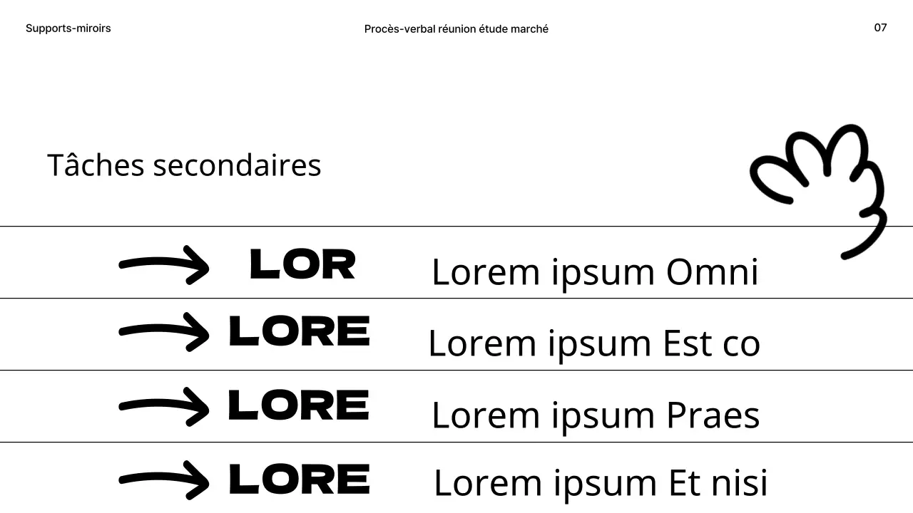 Minutes d'étude en noir et blanc avec un concept de gribouillage