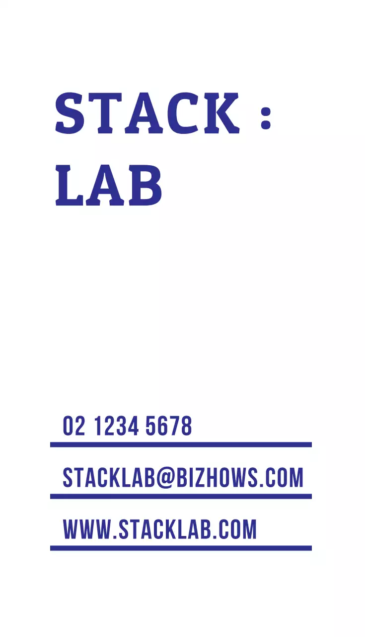 Cartes de visite d'entreprise