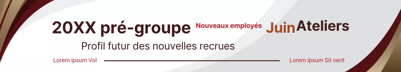 Promouvoir un événement de lancement d'entreprise propre avec un lettrage marron