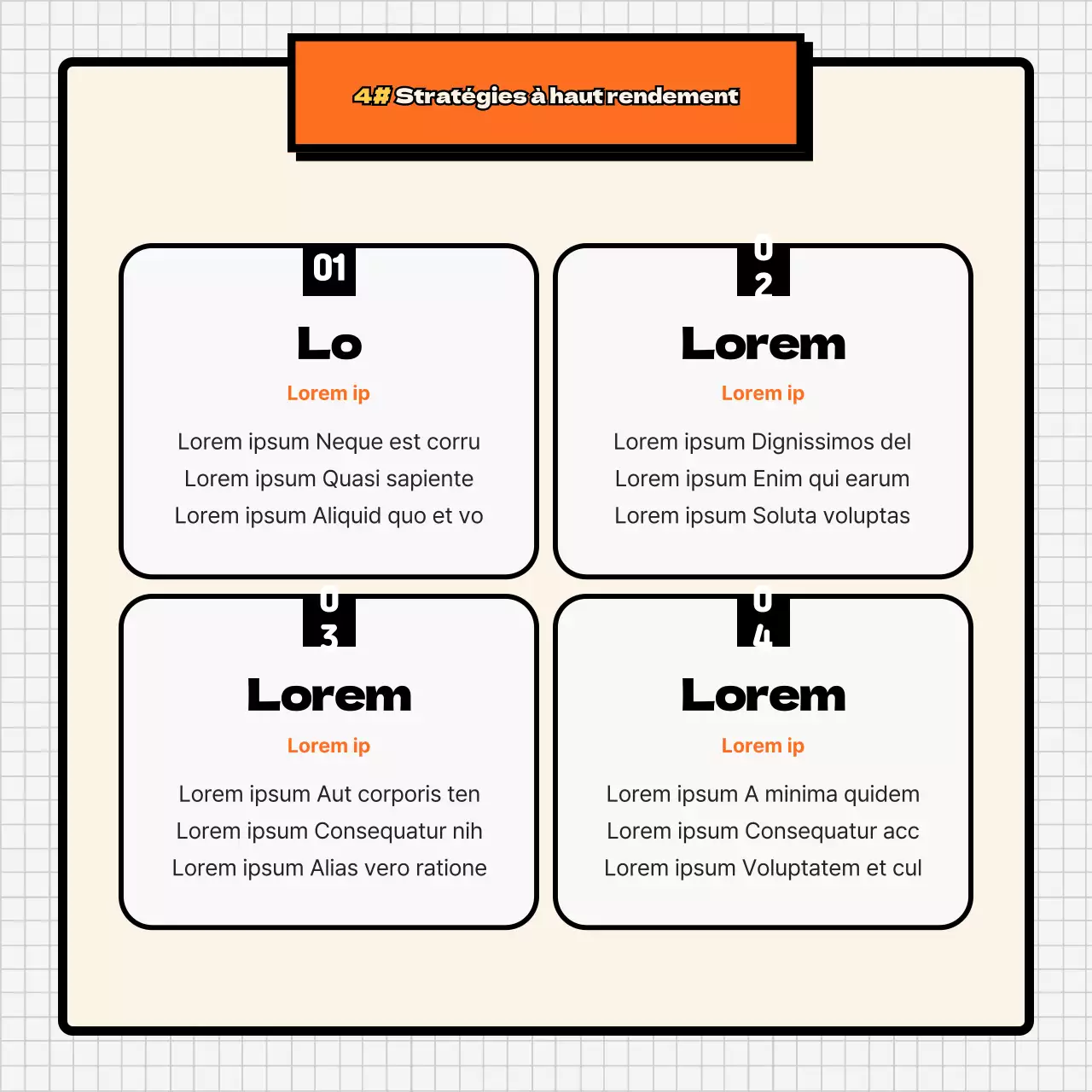 Analyse endocrinienne orange et couleur chair CardNews