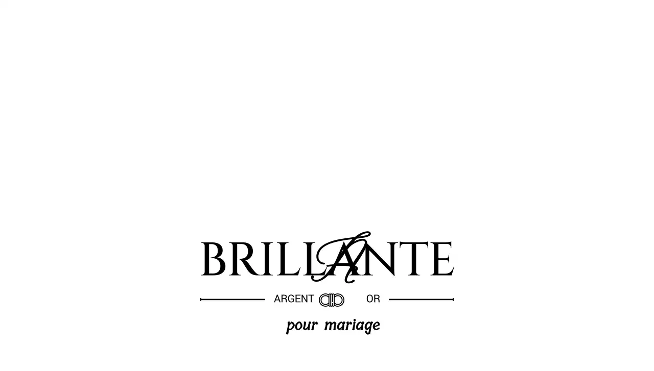 Conception d'un logo de bijouterie noir, de classe, réservé aux mariages.