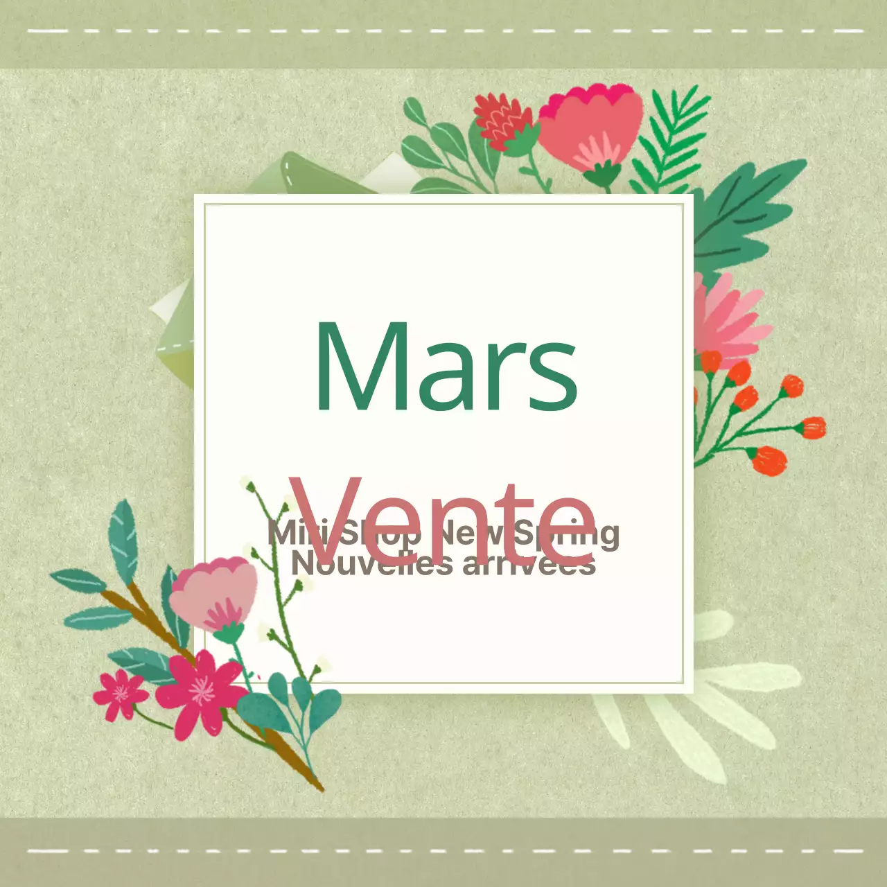 Spring Sale_Flower Illustration