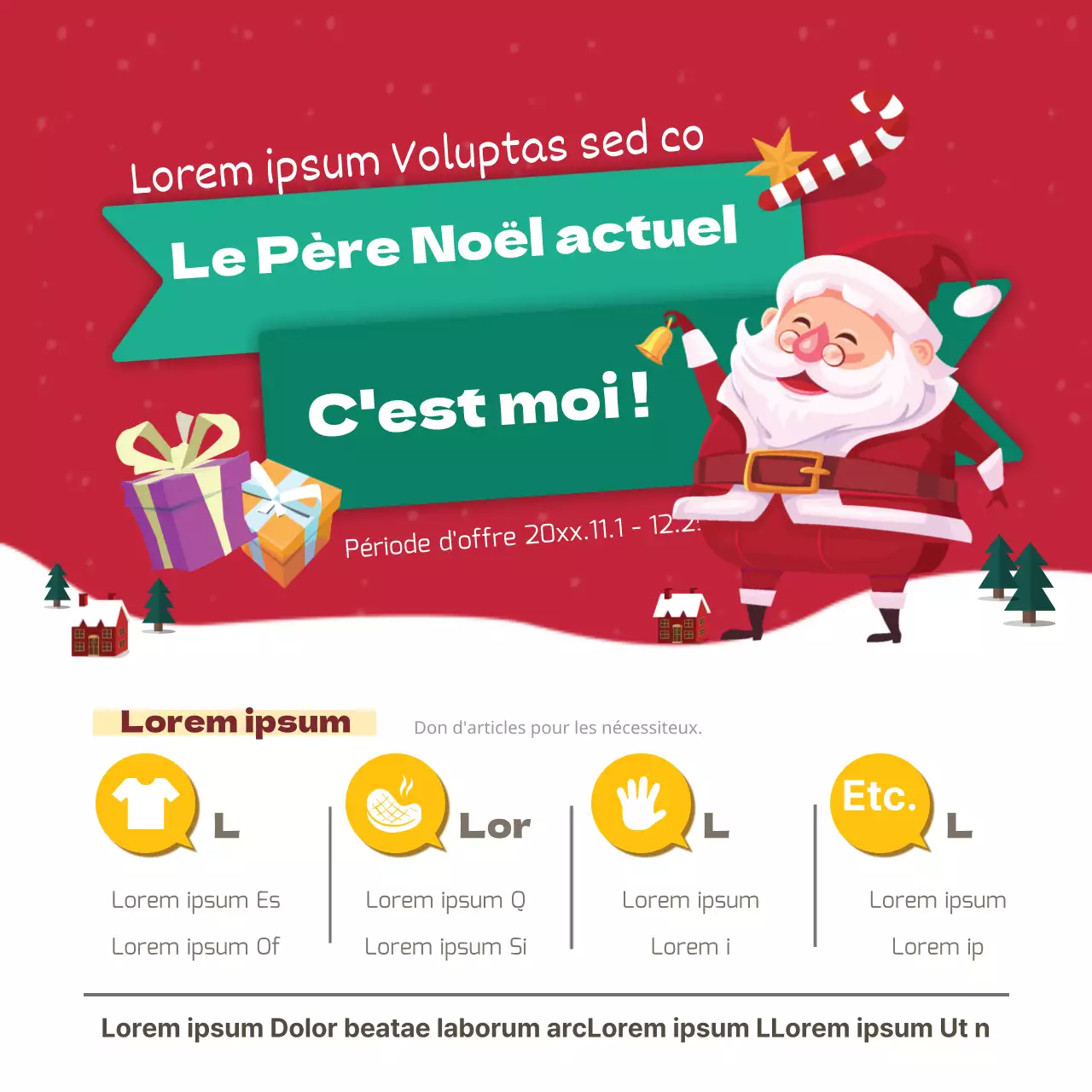 Groupes de partage du Père Noël